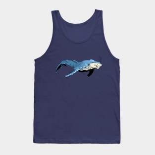 blue humpback whale Tank Top